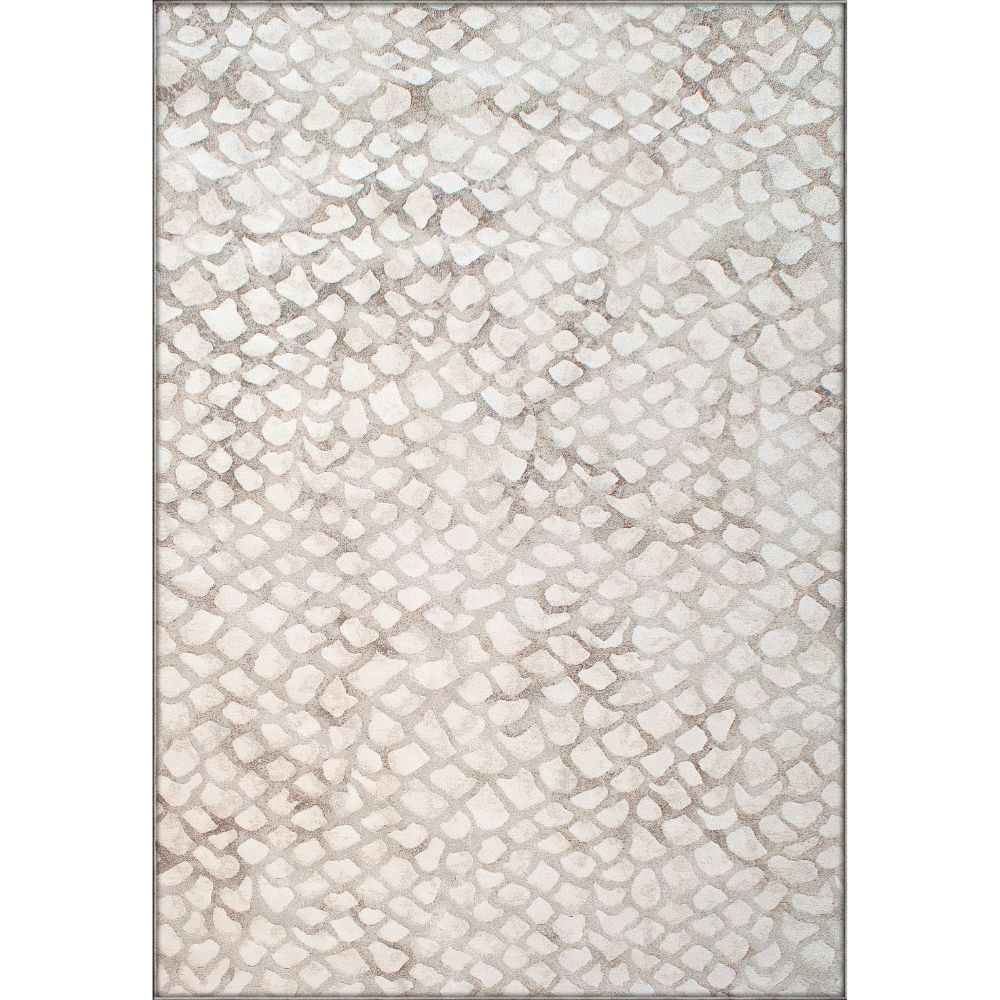 Dynamic Rugs 64194-8565 Eclipse 5.3 Ft. X 7.7 Ft. Rectangle Rug in Ivory